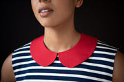 Add some personality to any outfit with this stand-alone collar. This PDF pattern is the perfect complement to your other slow fashion makes. Select a fun fabric to add a pop of colour to your wardrobe or keep it simple yet polished with gemstones and pearls. Be creative, be original, be you. 